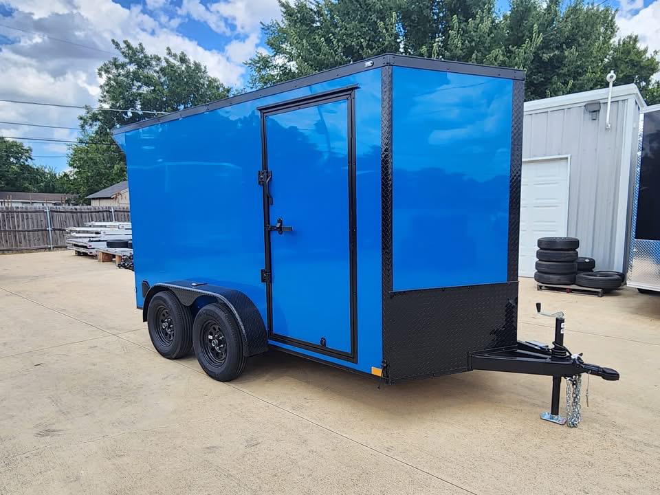 6x12 TA V-Nose Enclosed/Cargo Trailer