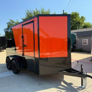 6x12 TA V-Nose Enclosed/Cargo Trailer