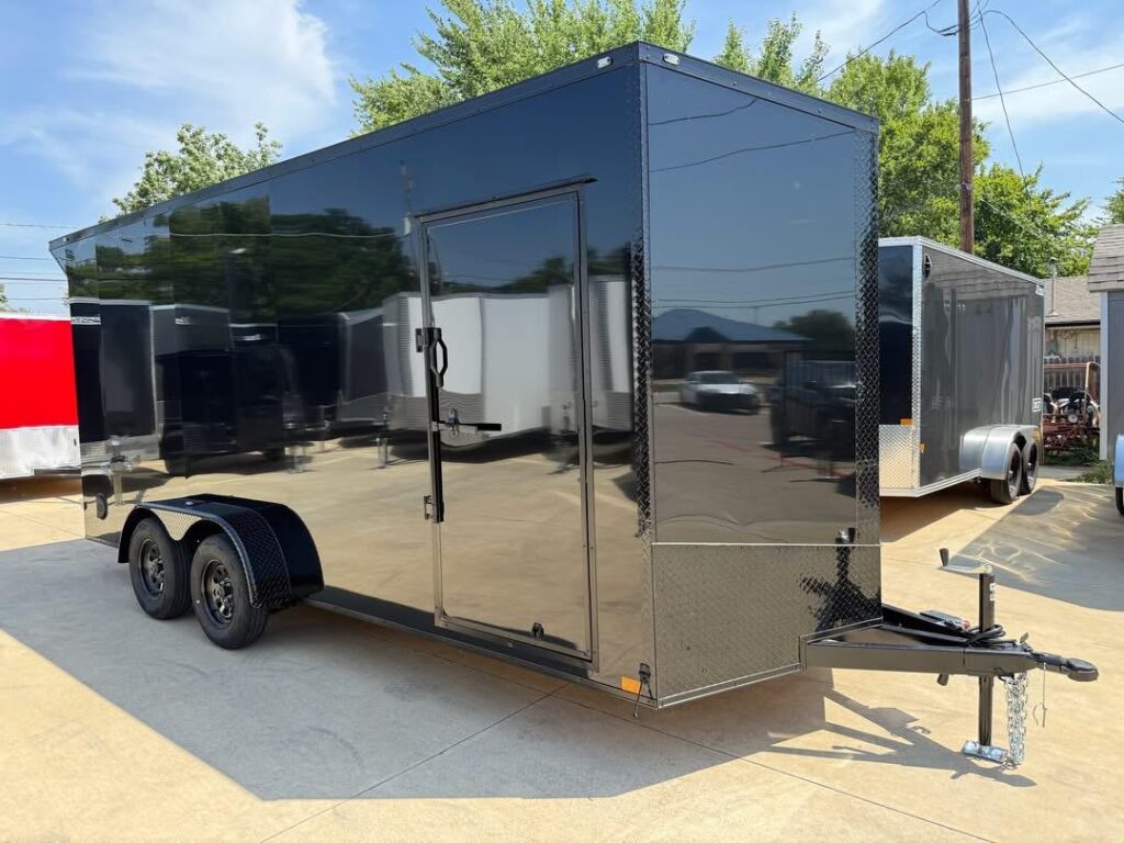 7x18 V-Nose Enclosed/Cargo Trailer