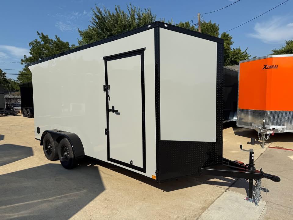 7x16 V-Nose Enclosed/Cargo Trailer