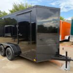 6x12 TA V-Nose Enclosed/Cargo Trailer.