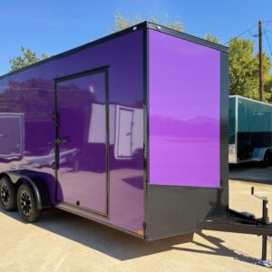 7x16 V-Nose Enclosed/Cargo Trailer