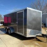 7x16 V-Nose Enclosed/Cargo Trailer.