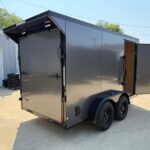 6x12 TA V-Nose Enclosed/Cargo Trailer