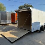 7x16 V-Nose Enclosed/Cargo Trailer