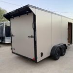 7x16 V-Nose Enclosed/Cargo Trailer.