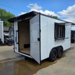 8.5 x 14 TA3 Flat Nose Screwless Enclosed Trailer