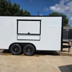 8.5 x 14 TA3 Flat Nose Screwless Enclosed Trailer