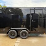 6x12 TA V-Nose Enclosed/Cargo Trailer.