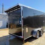 7x16 V-Nose Enclosed/Cargo Trailer.