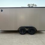 7x16 V-Nose Enclosed/Cargo Trailer.