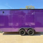 7x16 V-Nose Enclosed/Cargo Trailer