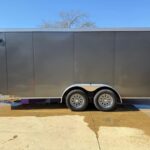7x16 V-Nose Enclosed/Cargo Trailer