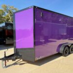 7x16 V-Nose Enclosed/Cargo Trailer