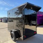 2026 8x5 SA V-Nose Enclosed Cargo Trailer - Black