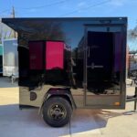 2026 8x5 SA V-Nose Enclosed Cargo Trailer - Black