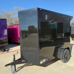 2026 8x5 SA V-Nose Enclosed Cargo Trailer - Black