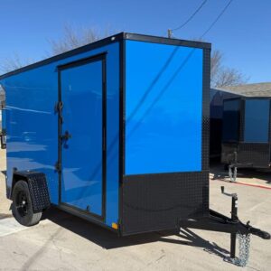 2026 6x10 SA V-Nose Enclosed Cargo Trailer - Blue