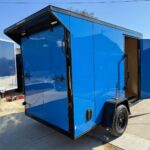 2026 6x10 SA V-Nose Enclosed Cargo Trailer - Blue