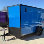 2026 6x10 SA V-Nose Enclosed Cargo Trailer - Blue