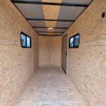 2026 5x10 SA V-Nose Enclosed Cargo Trailer - Tan