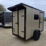 2026 5x10 SA V-Nose Enclosed Cargo Trailer - Tan