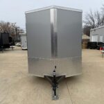 2026 6x12 SA V-Nose Enclosed Cargo Trailer - Silver