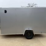 2026 6x12 SA V-Nose Enclosed Cargo Trailer - Silver
