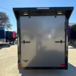 2026 6x12 SA V-Nose Vending Enclosed Trailer - Gray