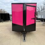 2026 6x12 SA V-Nose Vending Enclosed Trailer - Pink