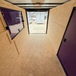 2026 6x12 SA V-Nose Vending Enclosed Trailer - Purple