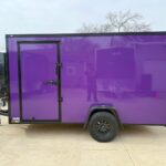 2026 6x12 SA V-Nose Vending Enclosed Trailer - Purple