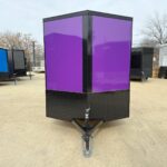 2026 6x12 SA V-Nose Vending Enclosed Trailer - Purple