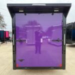 2026 6x12 SA V-Nose Vending Enclosed Trailer - Purple