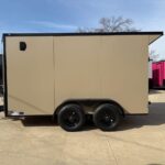 2026 6x12 SA V-Nose Enclosed Cargo Trailer Slant - Gray