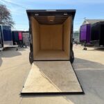 2026 6x12 SA V-Nose Enclosed Cargo Trailer Slant - Gray