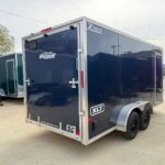 2026 6x12 TA V-Nose Enclosed Cargo Trailer - White