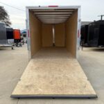 2026 6x12 TA V-Nose Enclosed Cargo Trailer - White