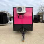 2026 6x14 SA Flat Nose Concession Trailer - Pink