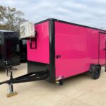 2026 6x14 SA Flat Nose Concession Trailer - Pink
