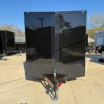 2026 7x14 V-Nose Enclosed Cargo Trailer - Black