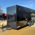 2026 7x16 V-Nose Enclosed Cargo Trailer Barn Doors
