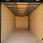 2026 7x16 V-Nose Enclosed Cargo Trailer - Black