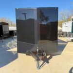 2026 7x16 V-Nose Enclosed Cargo Trailer - Black