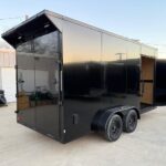 2026 7x16 TA Screwless Enclosed Trailer Premium - Black