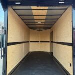 2026 7x16 TA Screwless Enclosed Trailer Premium - Black