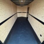 2026 7x16 TA Screwless Enclosed Trailer Premium - Black