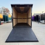 2026 7x16 TA Screwless Enclosed Trailer Premium - Black