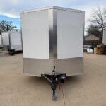 2026 7x16 V-Nose Enclosed Cargo Trailer - White