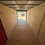 2026 7x18 V-Nose Enclosed Cargo Trailer - Pink